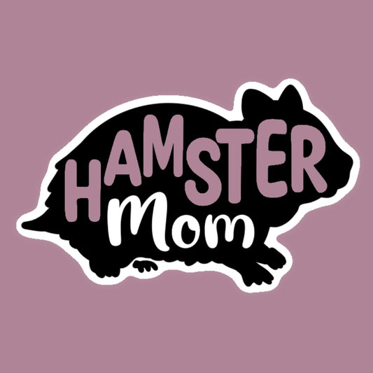 Hamster Mom / Dad Vinyl Stickers