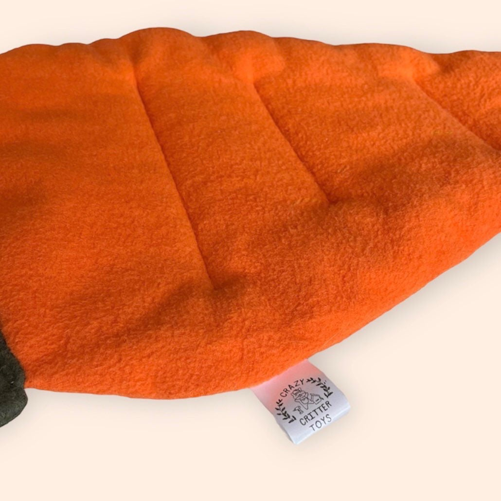 Carrot Fleece Bed