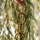Willow chain vine toy for small animals, edible enrichment toy for rabbits, guinea pigs, hamsters, rats and mice. 