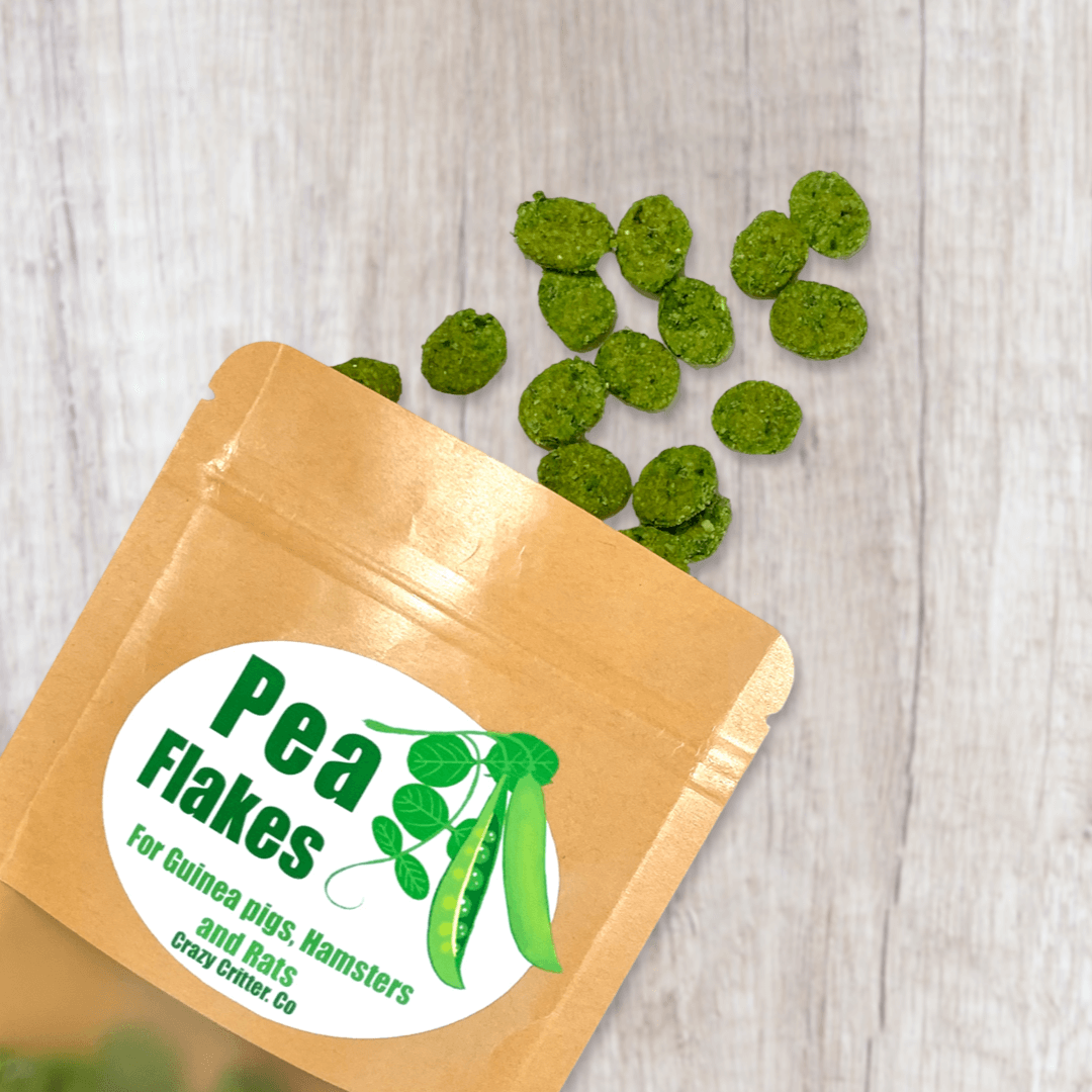 Pea Flakes Treat For Guinea Pigs, Hamsters, Rats and, Mice