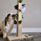 Rabbit Enrichment Tower Toy Made of Wood. Wooden furniture made for pet rabbits.